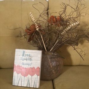 Art & Vase with flowers